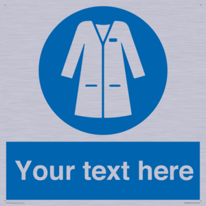 Custom Mandatory: Wear laboratory coat